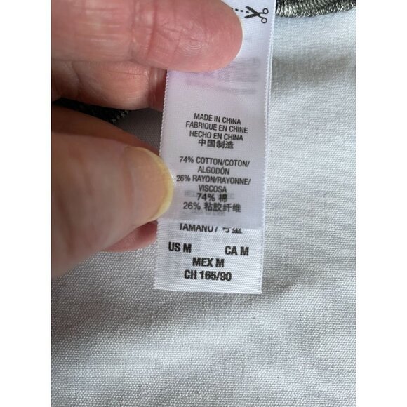 Juicy Couture Women's Knit Dress Size M Gray 3/4 Sleeves Waist Tie Above Knee - Picture 7 of 13